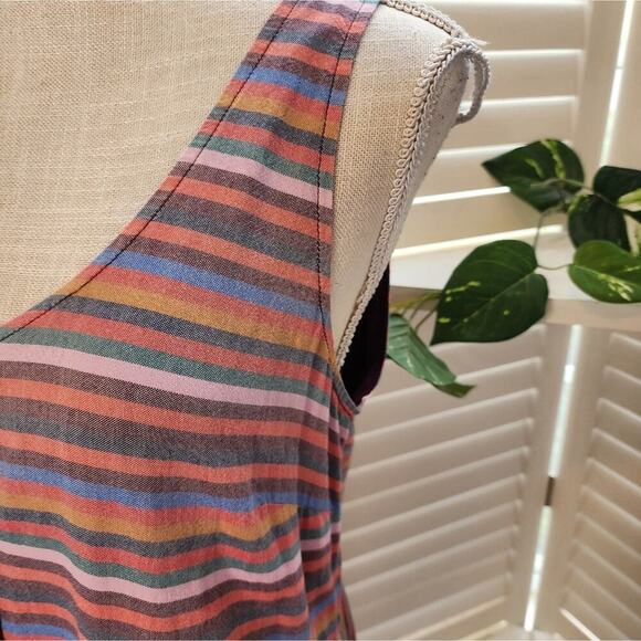MADEWELL STRIPE BUTTON DOWN DRESS SIZE MED - Picture 4 of 7